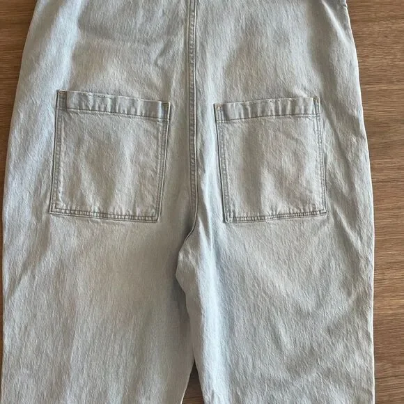 Universal Thread Light Wash Denim Long Overalls size 10 - Picture 4 of 7